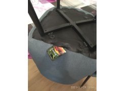 Стул на металлокаркасе Lilu dark grey / black фото покупателя 45