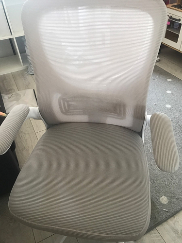 Компьютерное кресло Konfi gray / blue / white фото покупателя 90