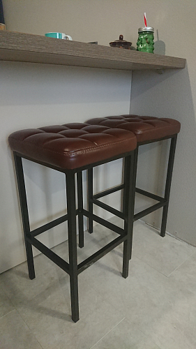 Барный стул Лофт линкольн белый / белый матовый фото покупателя 8