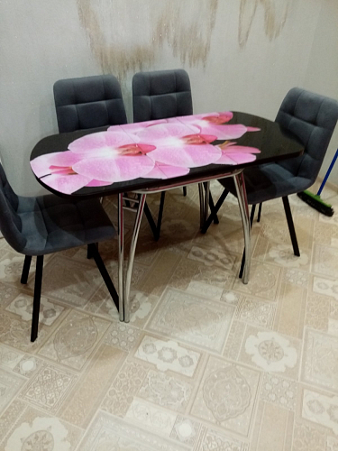 Комплект стульев Чилли 2 шт бежевый / черный фото покупателя 1061