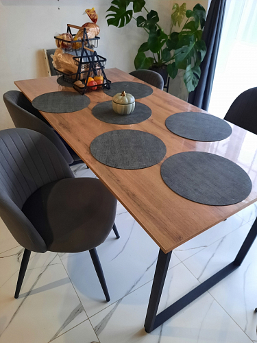 Стул на металлокаркасе Gabi latte / gold / black фото покупателя 582