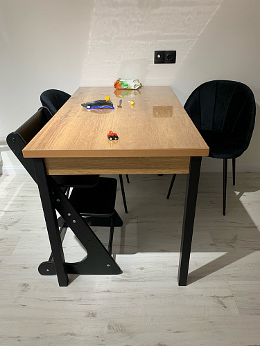 Стол Оригон делано / черный матовый фото покупателя 47