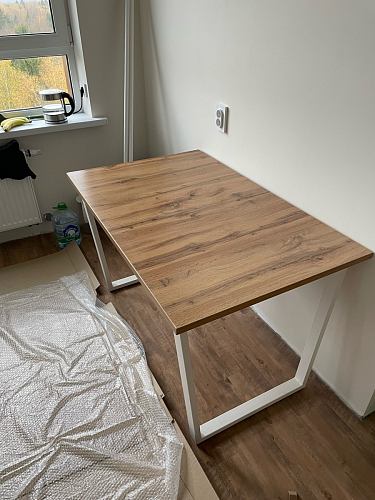 Стол раскладной Лота Лофт 120 25 мм юта / черный матовый фото покупателя 58