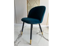 Стул на металлокаркасе Gabi blue / black фото покупателя 43