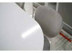 Деревянный стол Адней глянец белый из шоурума 3