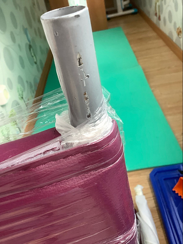 Стул на металлокаркасе DC2-001 black / white line / white фото покупателя 35