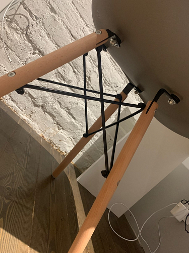 Пластиковый стул Eames PC-015 желтый фото покупателя 219