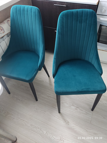 Стул на металлокаркасе Kora black / gray фото покупателя 370