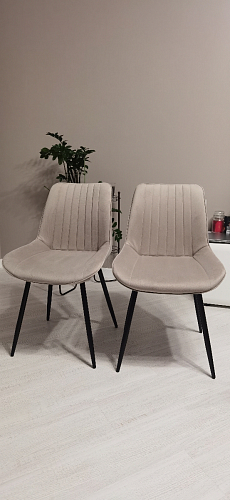 Комплект стульев Вейв 4 шт светло-серый / черный фото покупателя 103