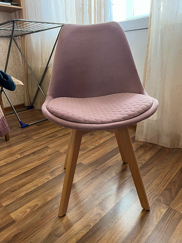 Стул Bonuss blue / wooden legs фото покупателя 83