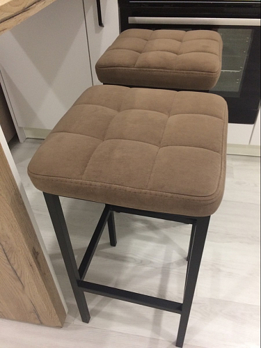 Барный стул Лофт катания лаванда / белый матовый фото покупателя 203