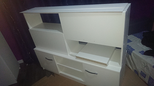 Готовая гостиная Бертелена дуб крафт серый / серый графит фото покупателя 67