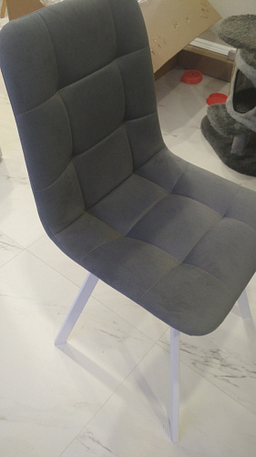 Стул на металлокаркасе Чилли зеленый / черный фото покупателя 1148