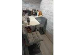 Стул на металлокаркасе Чилли синяя ткань / белый фото покупателя 51