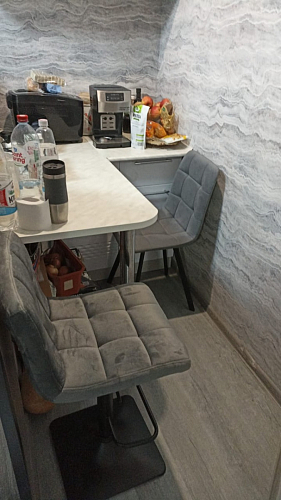 Стул на металлокаркасе Чилли зеленый / белый каркас фото покупателя 51