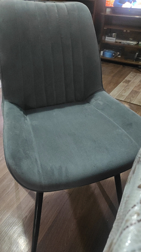 Стул на металлокаркасе Седа 360 К латте (velutto 08) / белый фото покупателя 318