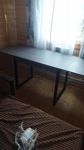 Стол Форли бетон / черный матовый фото покупателя 37