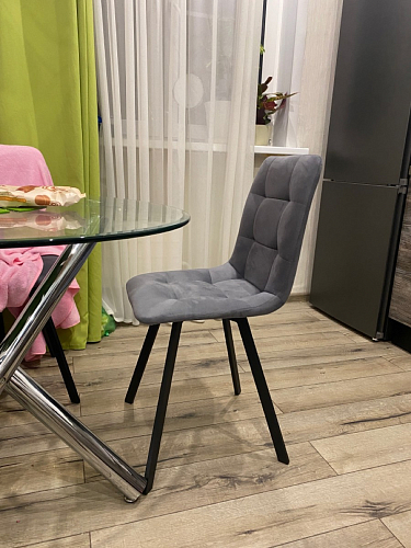 Стул Чилли 2 темно-серый  / черный фото покупателя 1016