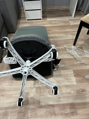 Компьютерное кресло Salta gray / white фото покупателя 10