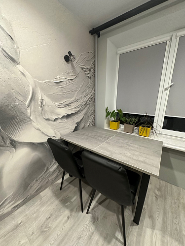 Стол раскладной Лота Лофт 120 25 мм юта / черный матовый фото покупателя 382