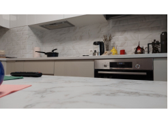 Стол Тринити Лофт 120 32 мм бетон / черный матовый фото покупателя 176