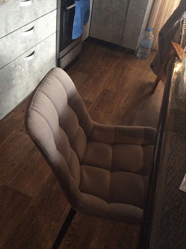 Стул на металлокаркасе Челси К бирюзовый / черный фото покупателя 104