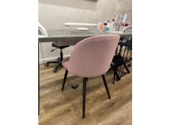 Стул на металлокаркасе Gabi 1 gray / black фото покупателя 719