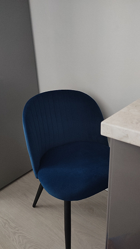 Стул на металлокаркасе Gabi 1 light purple / black фото покупателя 422