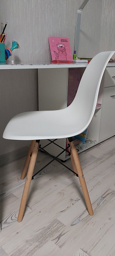 Пластиковый стул Eames PC-015 желтый фото покупателя 117