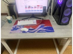 Стол Лота Лофт 140 25 мм черный матовый / бетон фото покупателя 801