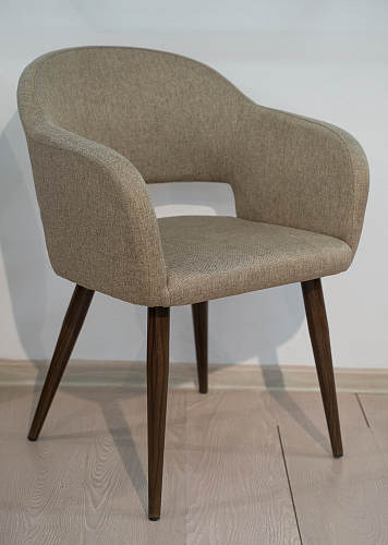 Кресло Oscar жёлтое / тёмный орех из шоурума 1