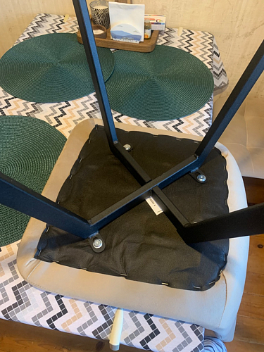 Комплект стульев Чилли 2 шт бежевый / черный фото покупателя 1178