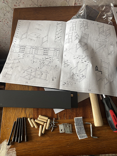 Обеденная группа Sonata/Соната антик / графит фото покупателя 17