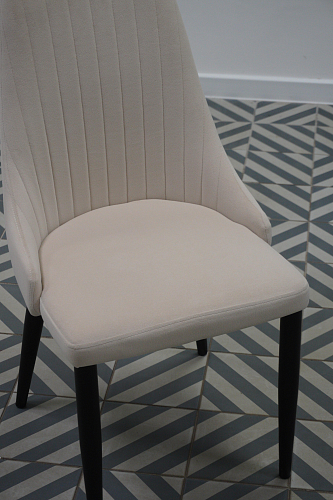 Стул на металлокаркасе Kora black / gray из шоурума 1