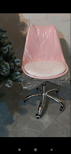 Компьютерное кресло Kolin с подушкой clear / white фото покупателя 412