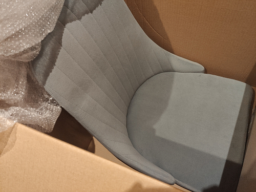 Стул на металлокаркасе Kora green / black фото покупателя 63