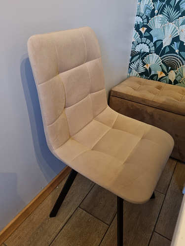 Стул на металлокаркасе Чилли зеленый / белый каркас фото покупателя 69