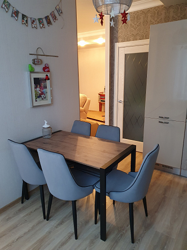 Стол Центавр бетон / графит фото покупателя 75