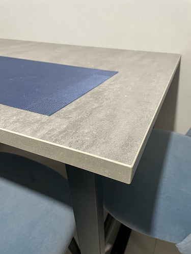 Стол Лота Лофт 120 32 мм бетон / черный матовый фото покупателя 177