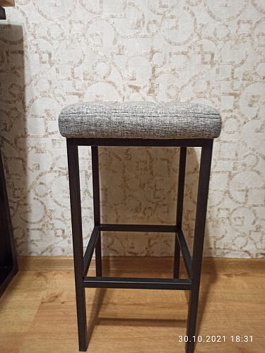 Барный стул Лофт линкольн белый / белый матовый фото покупателя 188