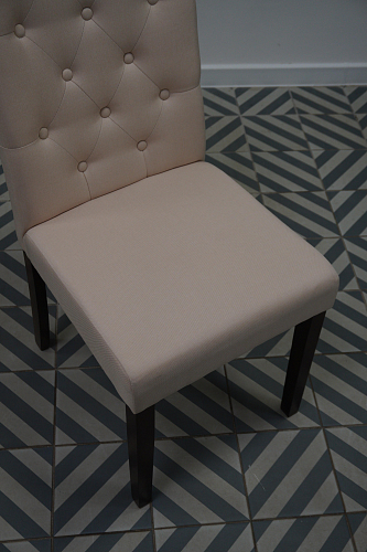 Стул Menson dark walnut / fabric cream из шоурума 1