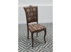 Деревянный стул Луиджи белый / бежевый из шоурума 2