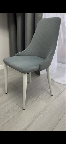 Стул на металлокаркасе Kora green / black фото покупателя 414