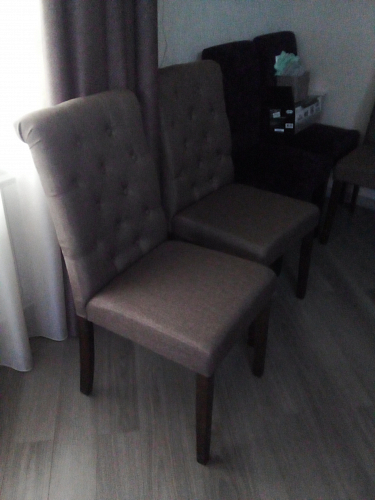 Стул Amelia dark walnut / fabric brown фото покупателя 1