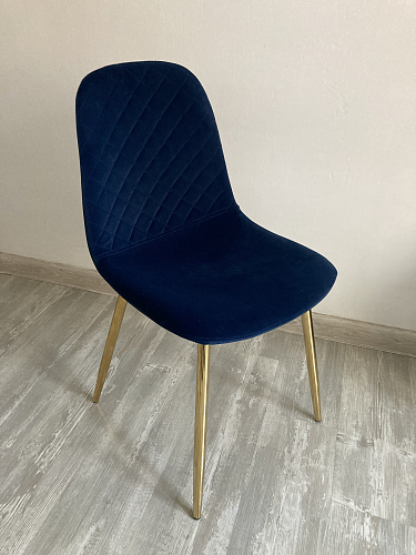 Стул на металлокаркасе Dabl dark blue фото покупателя 1