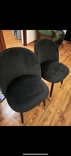 Стул на металлокаркасе Gabi gray / black фото покупателя 623