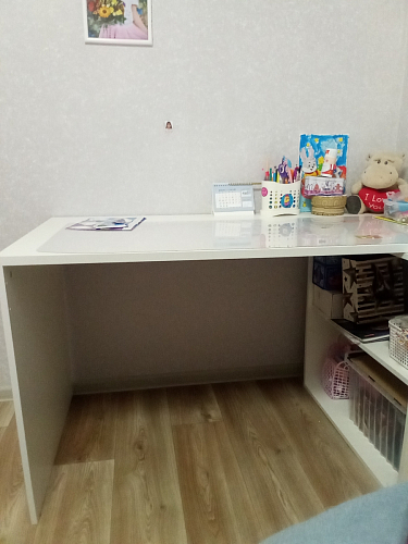 Письменный стол Лайт 03.245F белый гладкий 101 фото покупателя 110