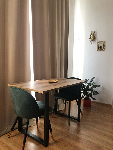 Стул на металлокаркасе Gabi green / black / silver фото покупателя 331