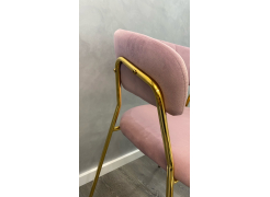 Стул на металлокаркасе Kamelia темно-серый / золотой фото покупателя 59