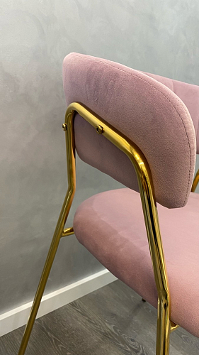 Стул на металлокаркасе Kamelia gold / gray фото покупателя 76